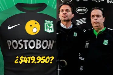 Atlético Nacional fijó posición con la polémica camiseta del equipo que costaría $419.950 pesos. 