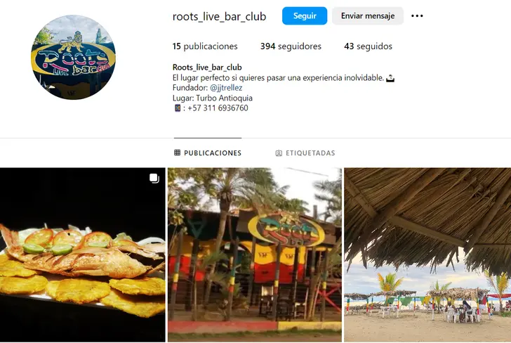 El bar de JJ Trellez, leyenda de Atlético Nacional Foto: Captura de Instagram