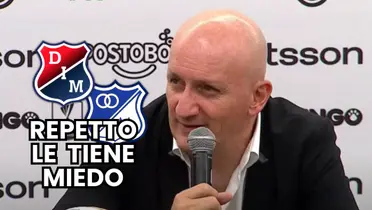 Pablo Repetto, DT de Atlético Nacional en rueda de prensa 