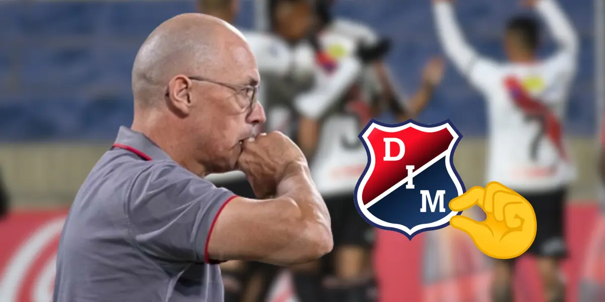 Alfredo Arias, entrenador del Independiente Medellín se encuentra en la cuerda floja