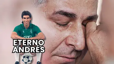 Andrés Escobar, eterno capitán de Atlético Nacional y Santiago Escobar Foto: Nacionaloficial