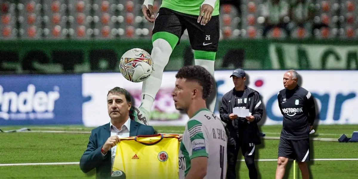 Andrés Salazar es el segundo lateral de Atlético Nacional con convocatorias a Selección sub-20 y mayores 