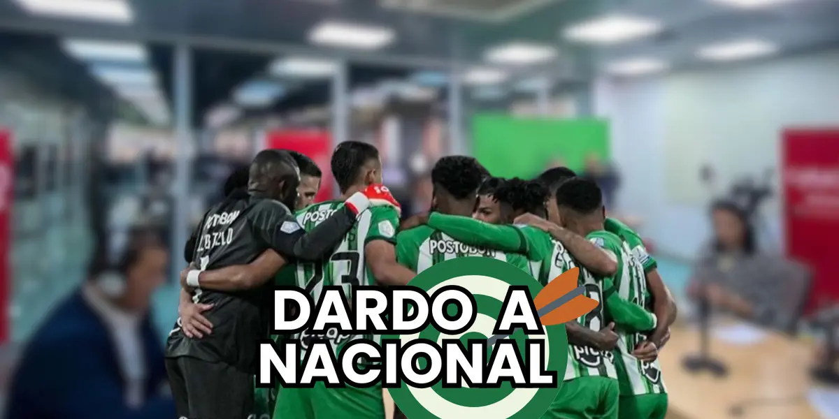 Atlético Nacional, eliminado de la Liga Betplay Foto: Caracol Radio y Futbolred