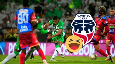 Atlético Nacional no pudo mantener su invicto en casa ante Fortaleza y se alejó de los ocho 