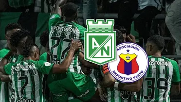 Atlético Nacional vs Deportivo Pasto Foto: Nacionaloficial y Escudoteca