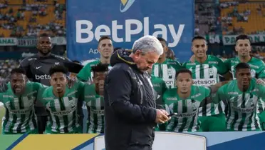 Atlético Nacional y su plantilla 2024 y Hernán Darío Herrera, entrenador del Once Caldas