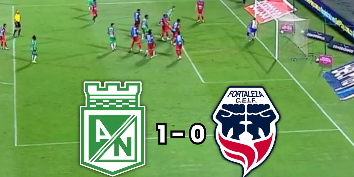 Atlético Nacional ya tomó ventaja frente a Fortaleza en el Atanasio Girardot