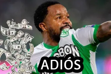 Dorlan Pabón podría irse de Atlético Nacional.