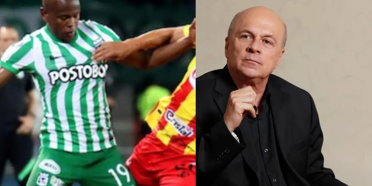 El comunicador en su programa radial afirmó que el jugador no esta en el plan de Atlético Nacional