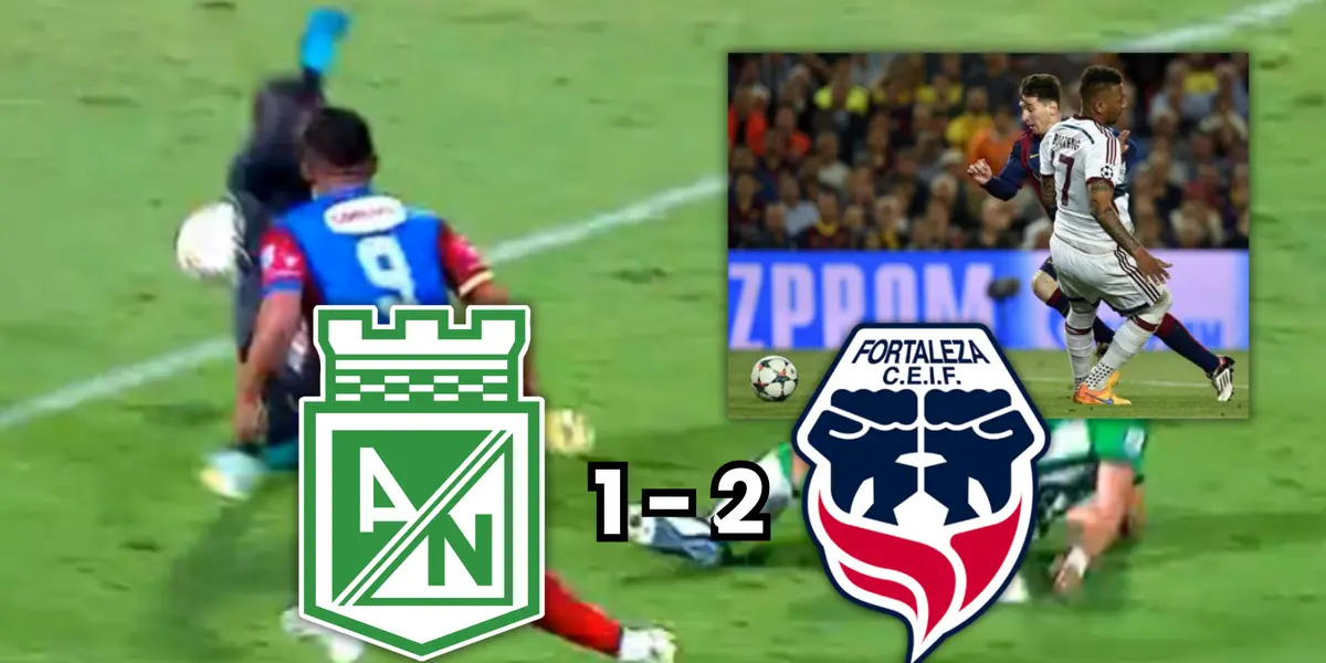 El gol de Jesús Arrieta para el 2 a 1 de Fortaleza en el Atanasio Girardot