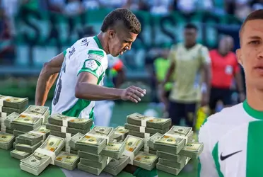 El jugador es un crack con la camiseta de Atlético Nacional 