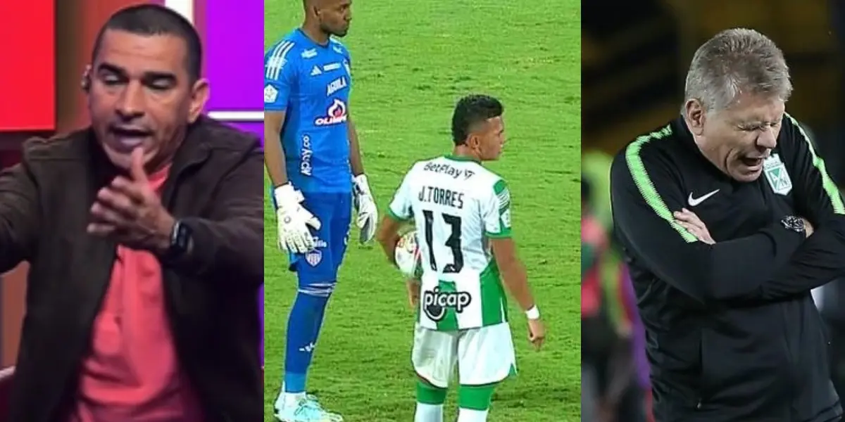 El jugador viene de errar un penal en el partido de Nacional ante Junior en liga colombiana