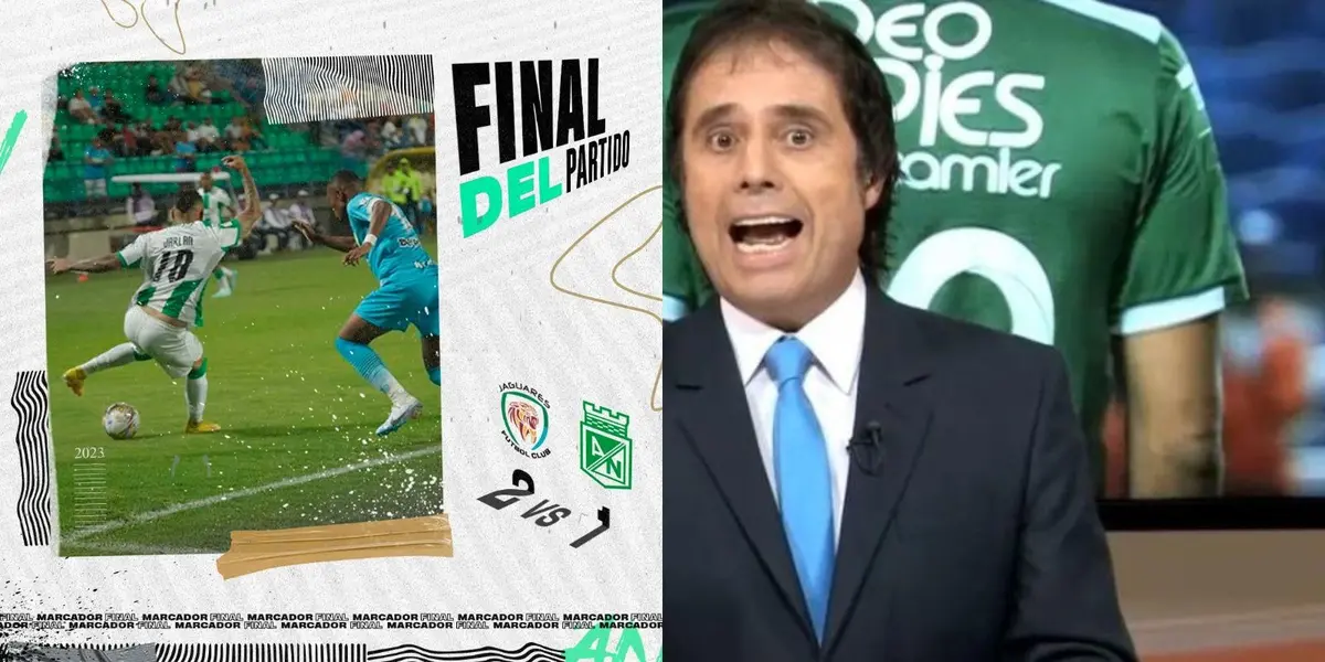 El periodista César Augusto Londoño mandó ácidos comentarios a un sector de la hinchada de Atlético Nacional.