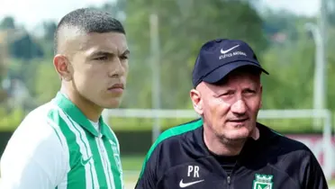 Emilio Aristizábal, la nueva joya de la cantera verdolaga junto a Pablo Repetto en Atlético Nacional