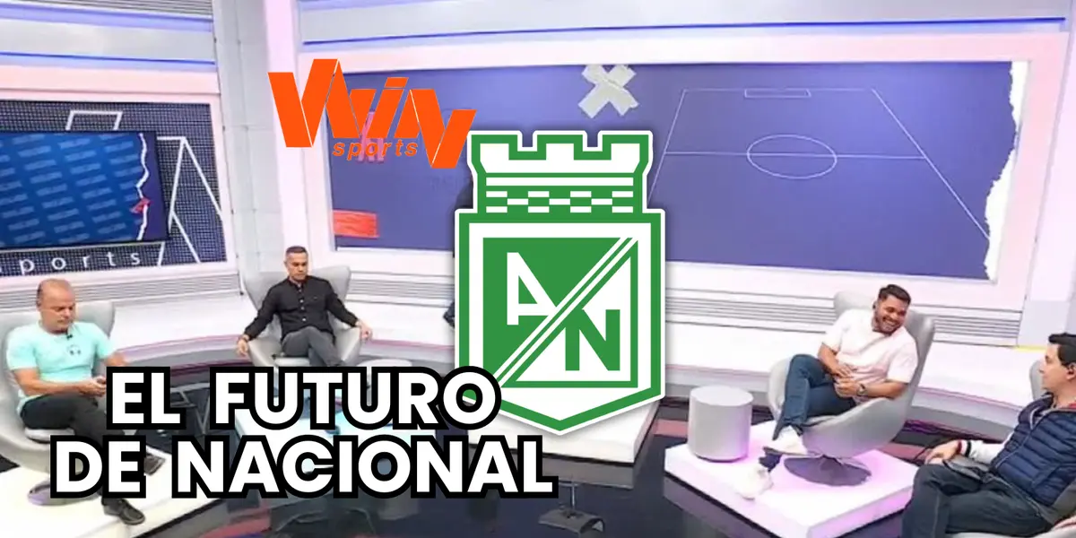 Estudio del programa Saque Largo de Win Sports 