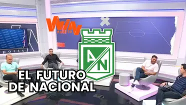 Estudio del programa Saque Largo de Win Sports 