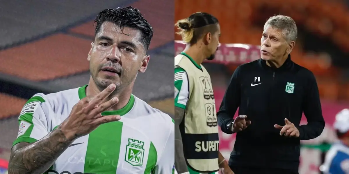 Francisco Da Costa volvió a jugar con Atlético Nacional y tiembla frente a Jefferson Duque.