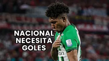 Joan Castro, jugador de Atlético Nacional en el clásico paisa Foto: Nacionaloficial