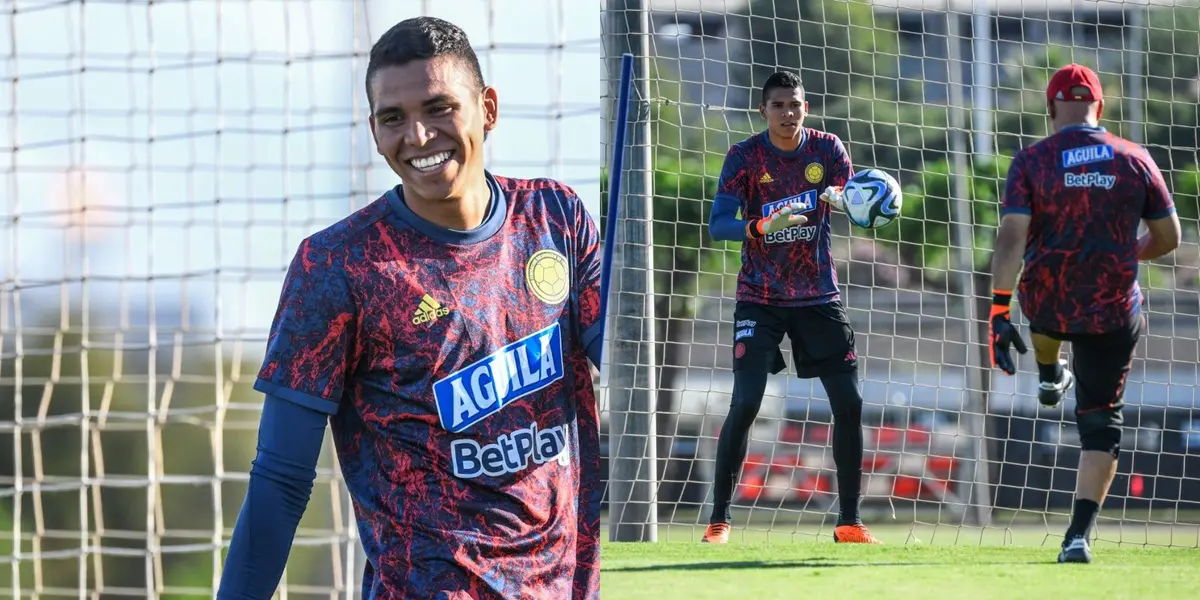 Kevin Mier ya está en la concentración de la Selección Colombia.