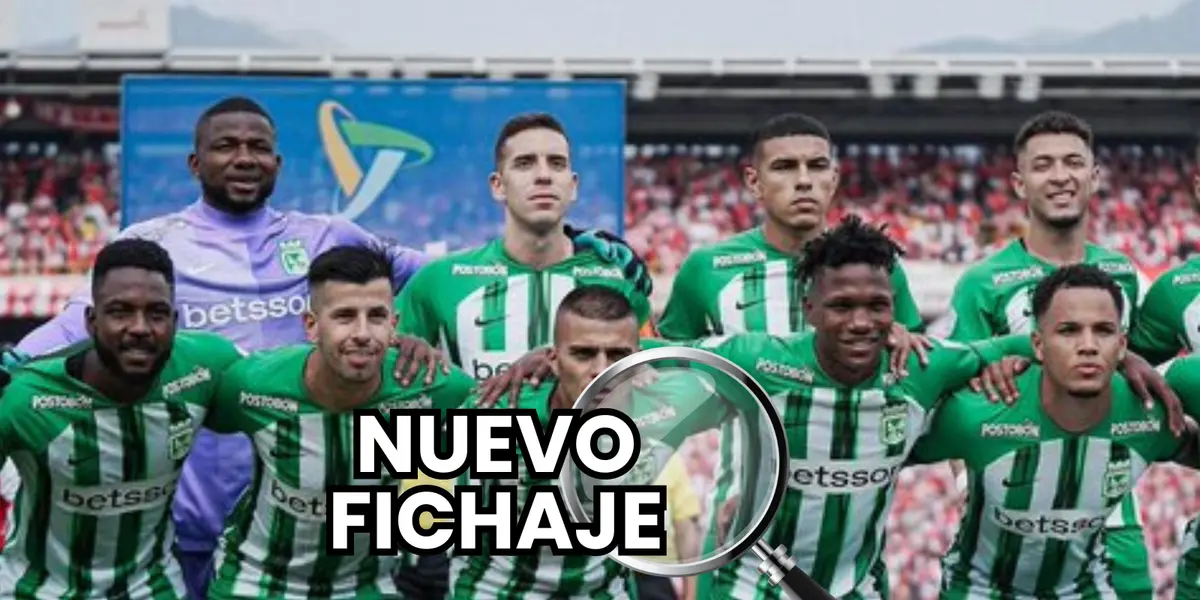 La plantilla de Atlético Nacional en su choque ante Independiente Santa Fe 