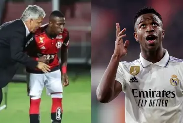 Lo descubrió y lo potenció en el Flamenco, el pasado de Vinicius Jr 