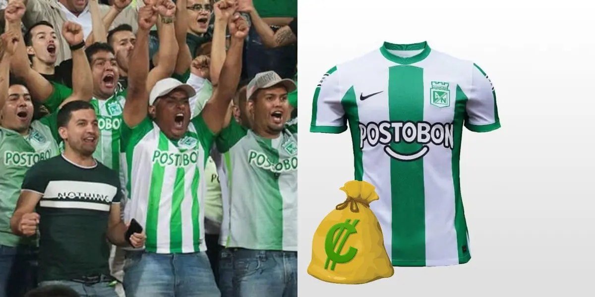 Los hinchas de Atlético Nacional se llevaron una desagradable sorpresa con respecto al precio de la nueva camiseta.