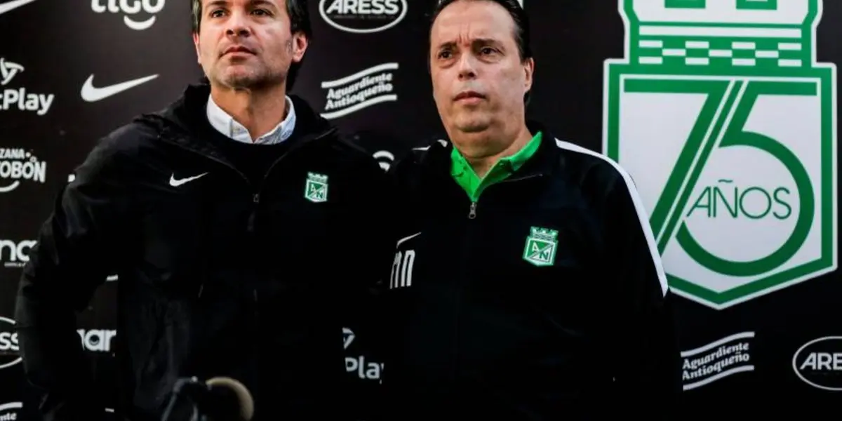 Mauricio Navarro aclaró un tema sobre un candidato a DT para Atlético Nacional, pero al mismo tiempo sus palabras no dan buena espina para lo que viene.