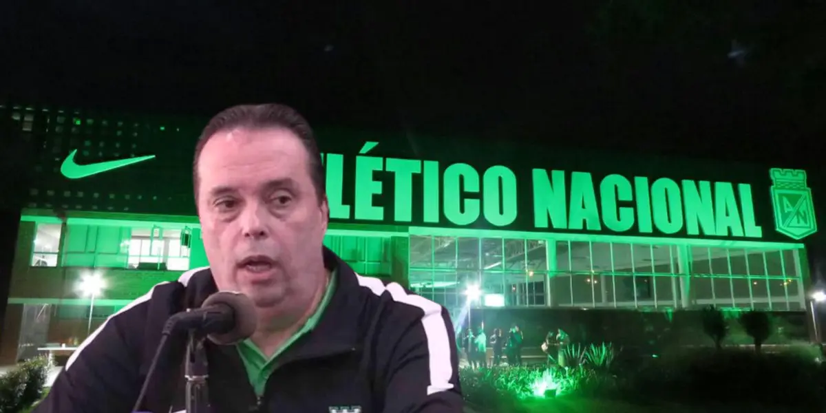 Mauricio Navarro dejaría de ser presidente de Atlético Nacional Foto: El Colombiano y Atlético Nacional 