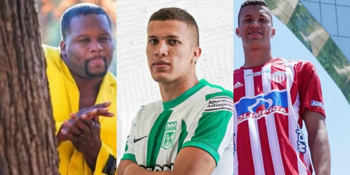 Nelson Deossa juega en Atlético Nacional, antes estuvo en el Junior FC.