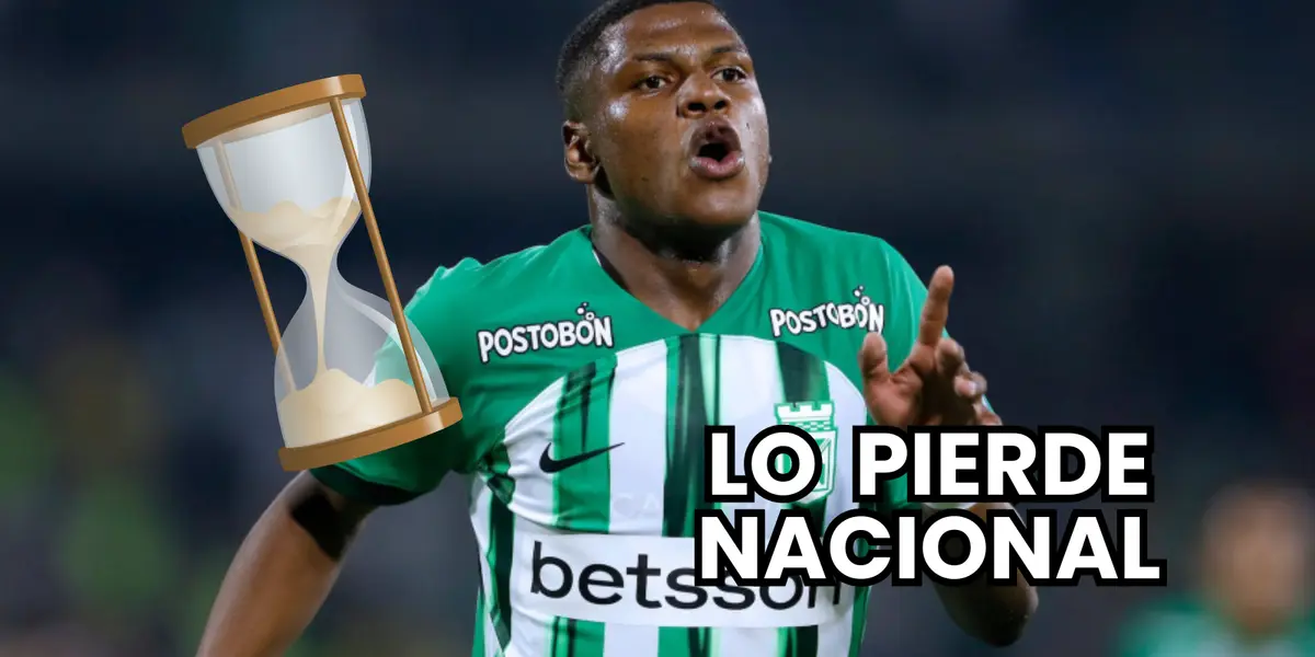 Óscar Perea, una de las grandes figuras en la victoria de Atlético Nacional sobre Jaguares de Córdoba