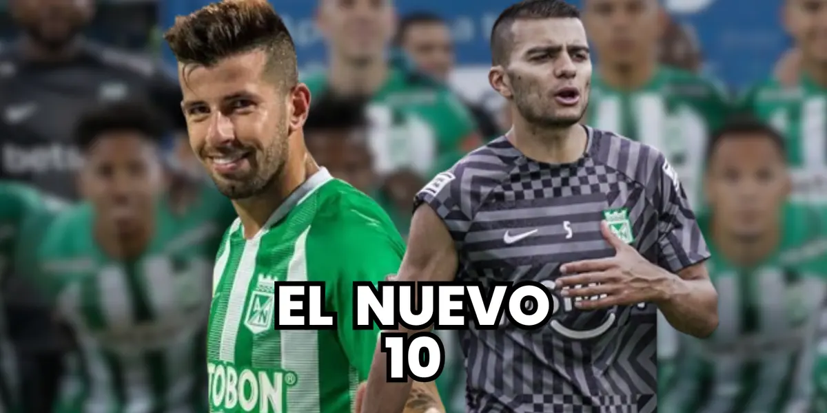 Pablo Cepellini y Jhon Duque, jugadores de Atlético Nacional: Foto: Minuto 30 y Nacionaloficial