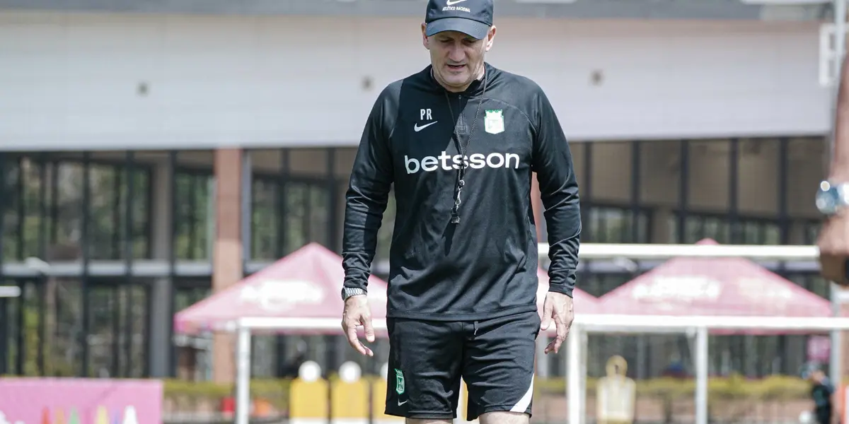 Pablo Repetto, DT de Atlético Nacional en la sede de Guarne