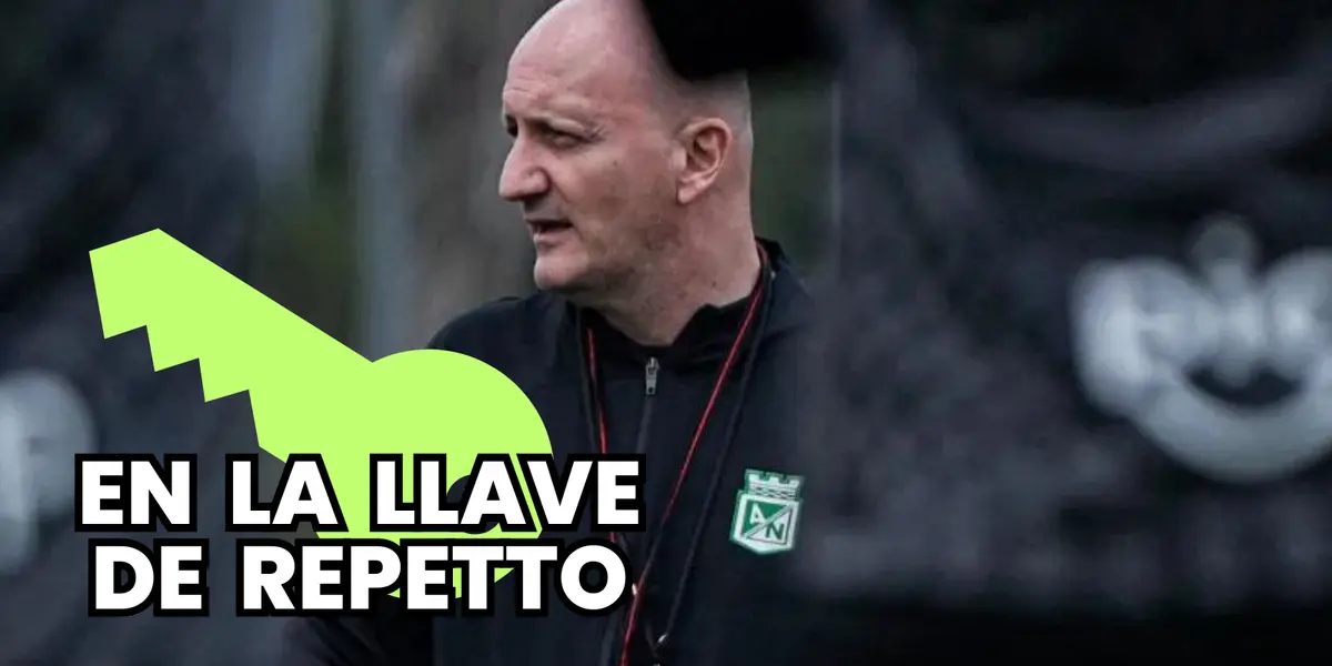 Pablo Repetto, entrenador de Atlético Nacional en este semestre