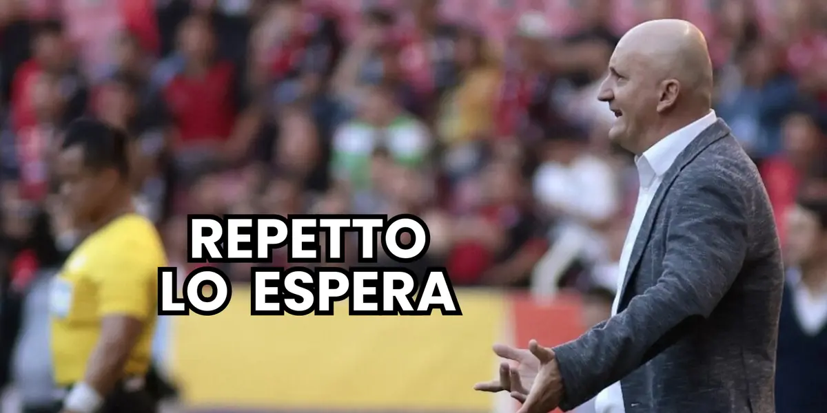 Pablo Repetto, entrenador de Atlético Nacional en la Liga Betplay 