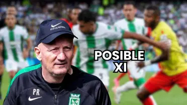 Pablo Repetto, entrenador de Atlético Nacional en la previa ante Deportivo Pereira 