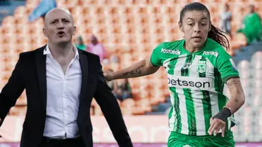 Pablo Repetto y Yoreli Rincón en Atlético Nacional Foto: Nacionalfi e Infobae 