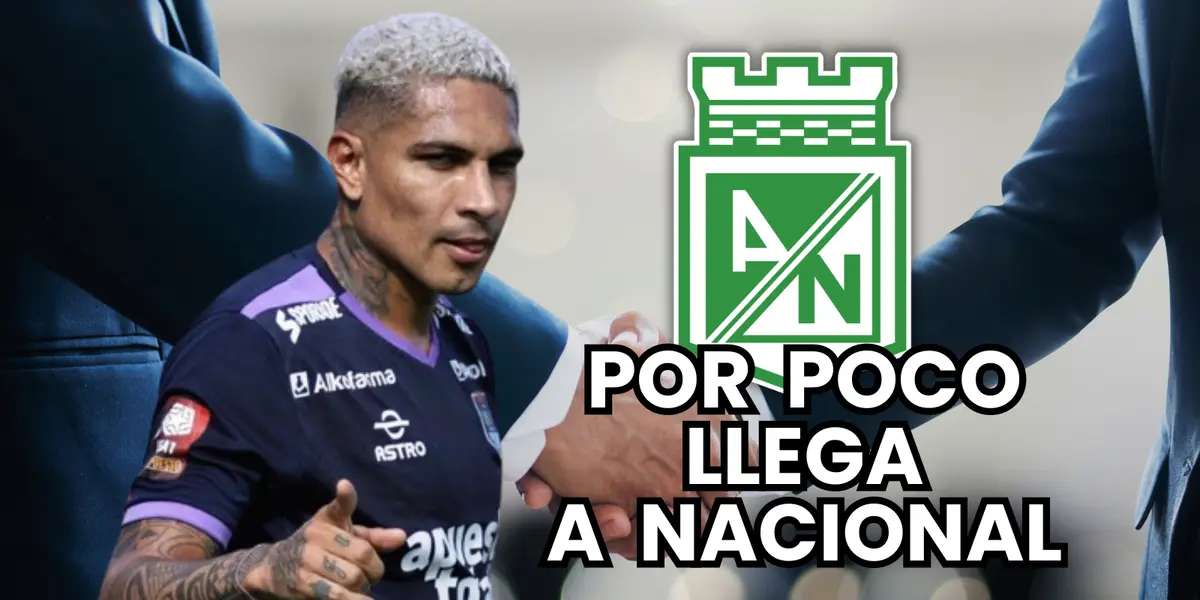 Paolo Guerrero, una de las estrellas de la CONMEBOL Sudamericana 2024 que hoy visita Medellín