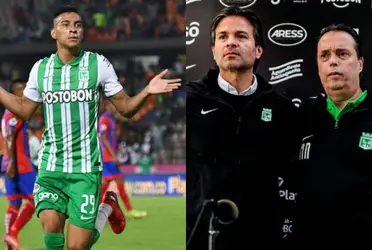 Ruyeri Blanco a un paso de salir de Atlético Nacional con destino al exterior por una millonaria cifra.