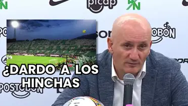 Tras el 1 a 0 de Nacional ante Pasto, el claro mensaje de Repetto a los hinchas